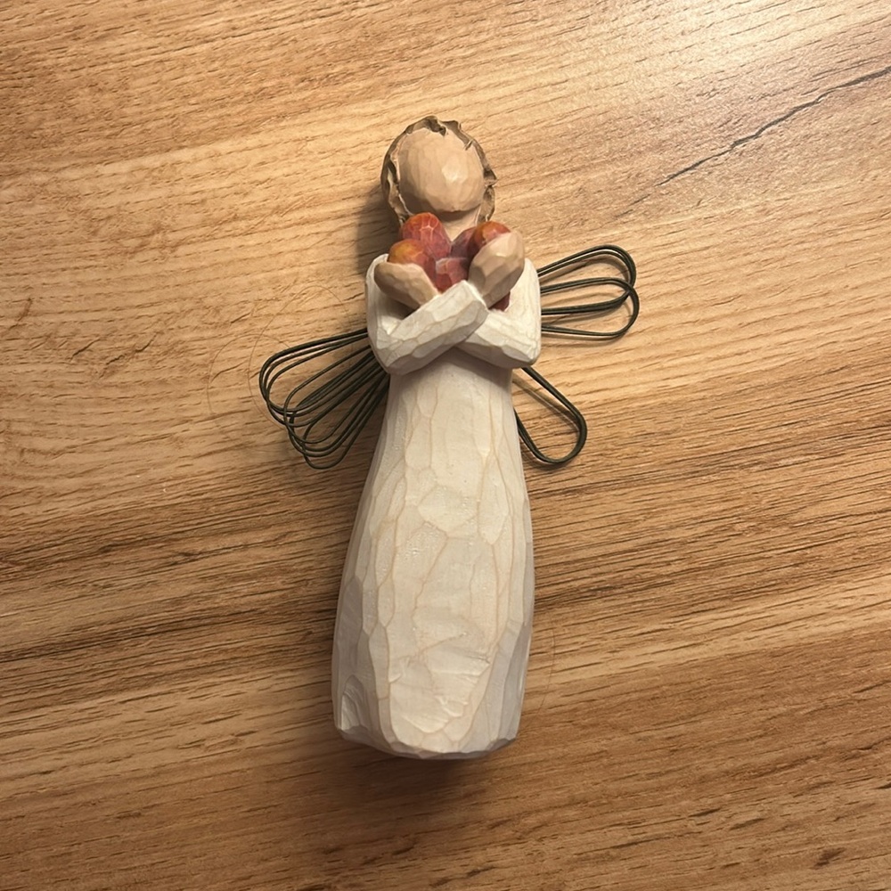 Willow Tree “Good Health” Angel Figurine with Wire Wings